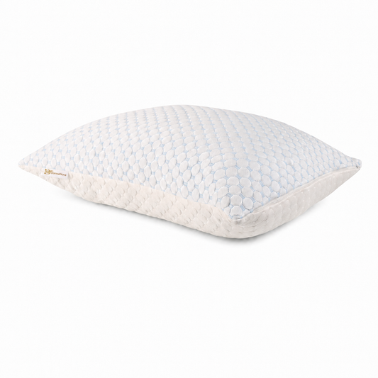 Cooling Memory Foam Pillow for Side, Back & Stomach Sleepers – Adjustable Shredded Gel Foam | DormaNova